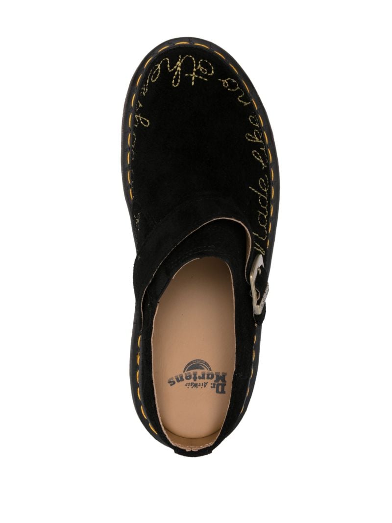 X Browns Black Isham Suede Mules