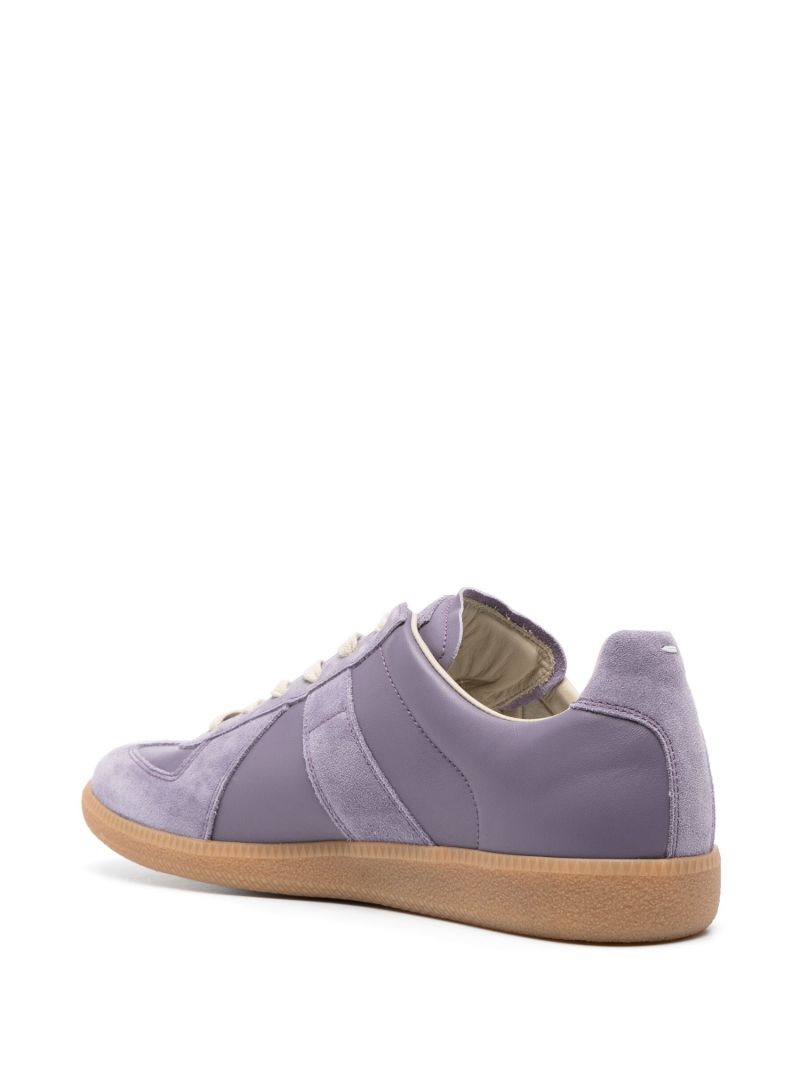 Purple Replica Leather Sneakers