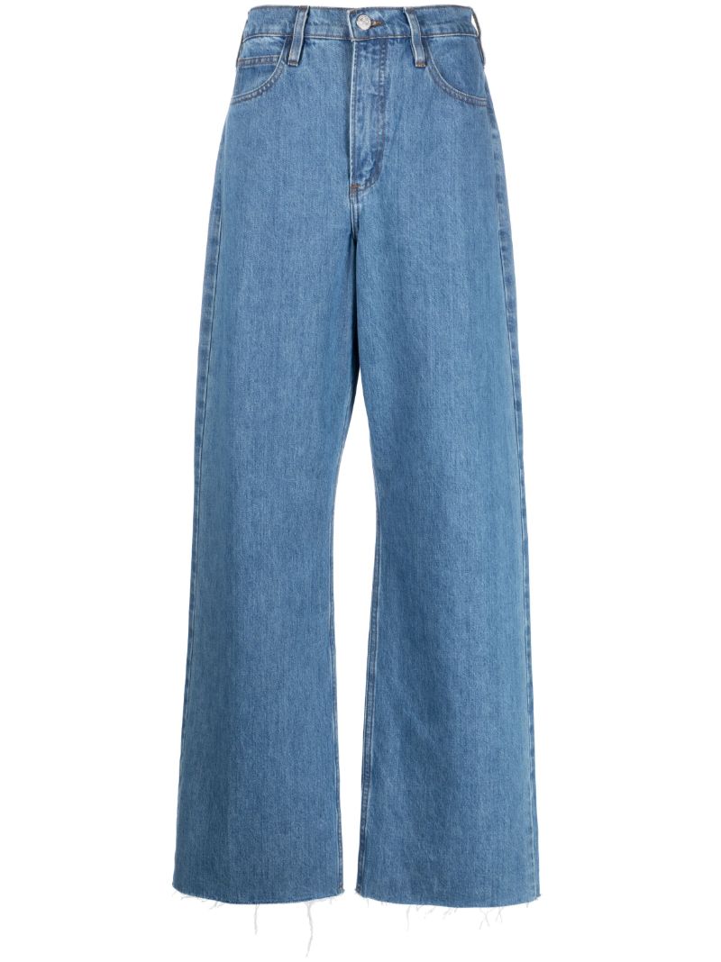 Blue Le High 'n' Tight Wide-leg Jeans