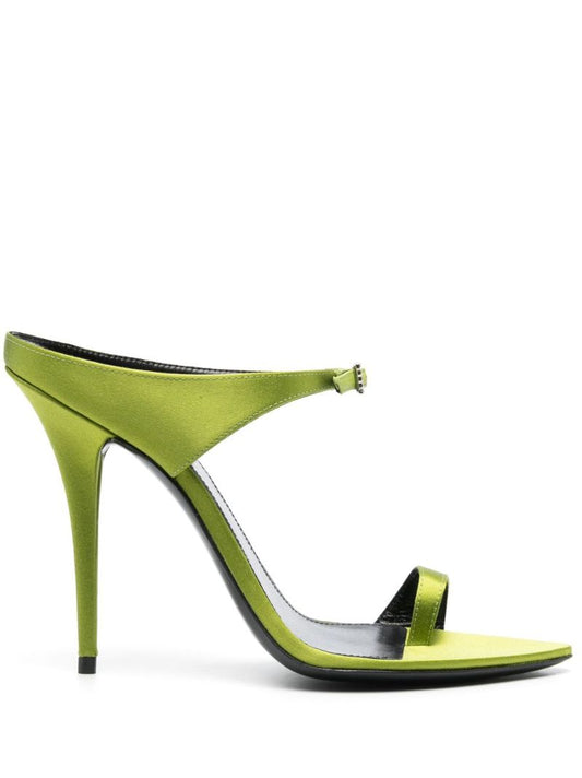 Green Dive 110 Satin Sandals