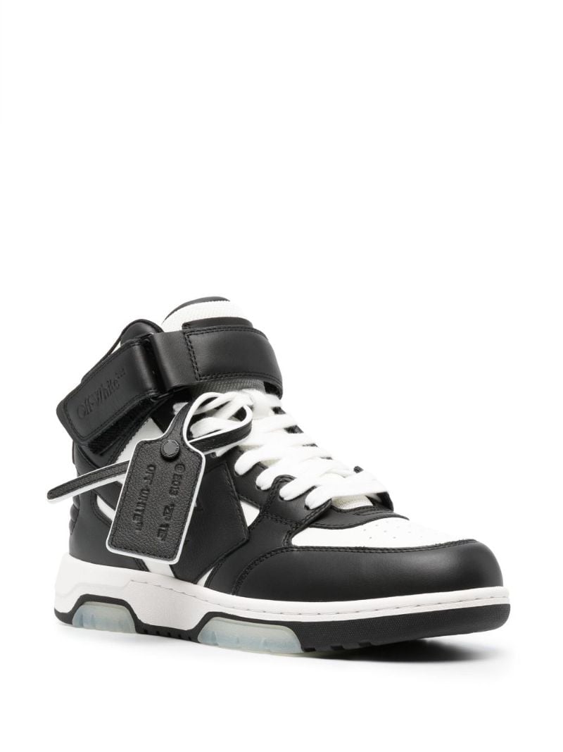 Black Out of Office Mid-top Sneakers