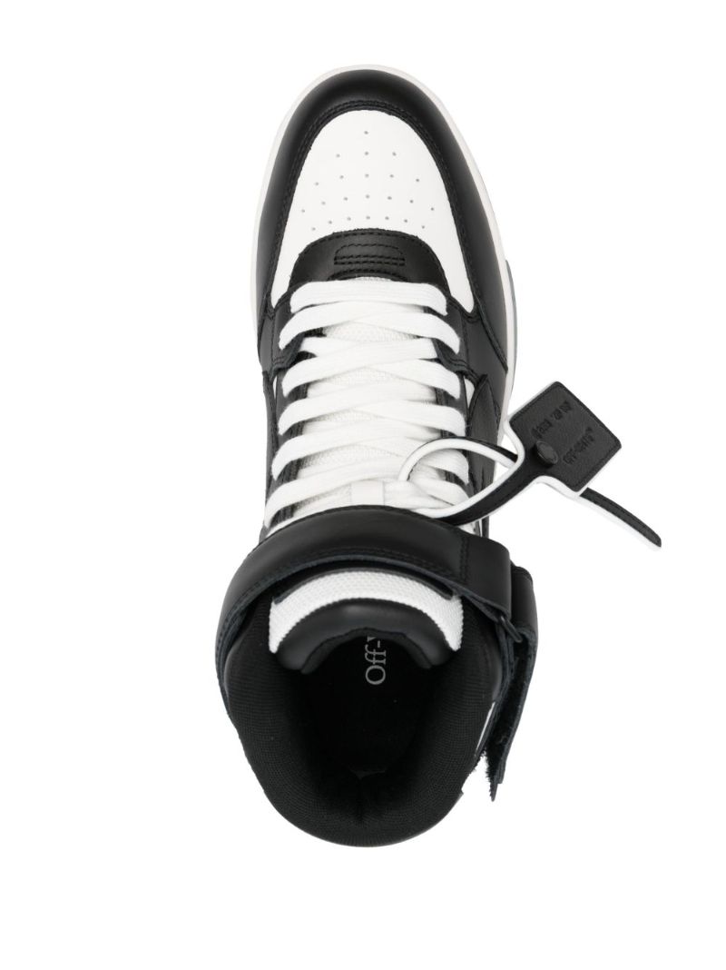 Black Out of Office Mid-top Sneakers