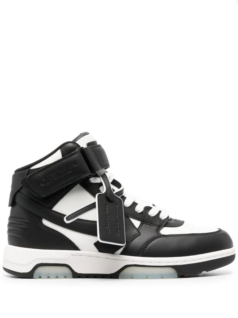 Black Out of Office Mid-top Sneakers