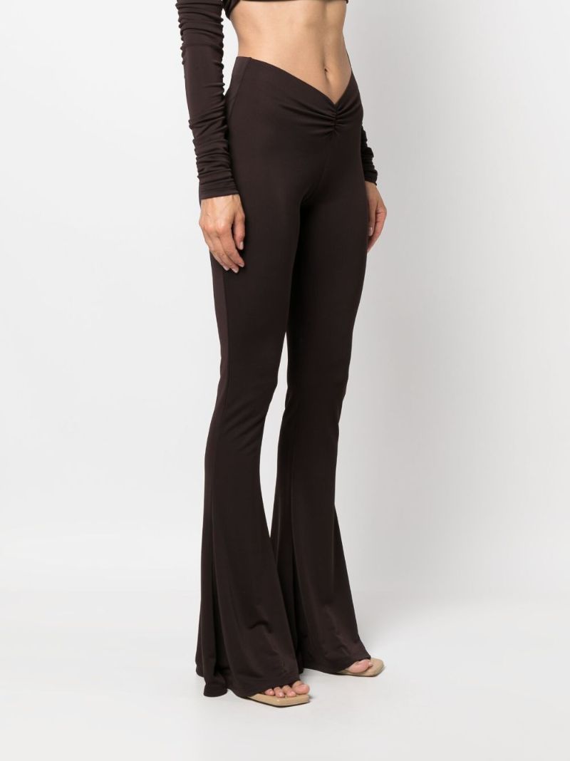 Brown Flared Trousers