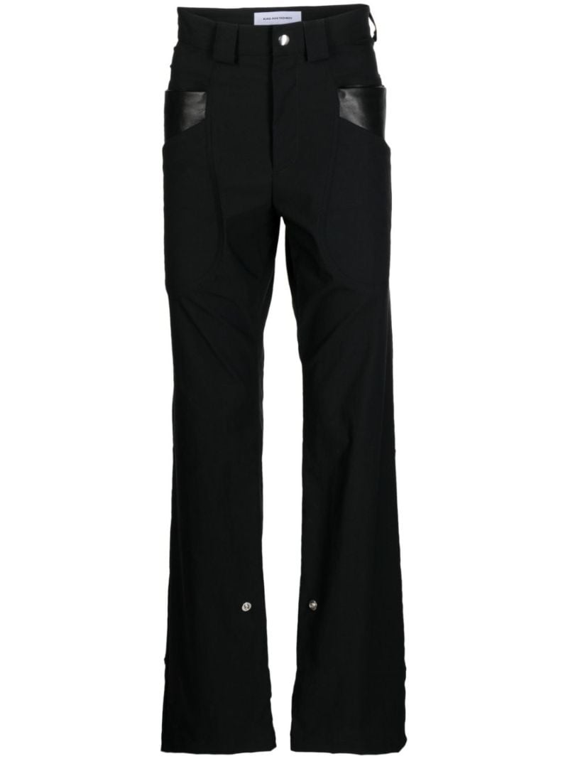 Black Straight-leg Trousers
