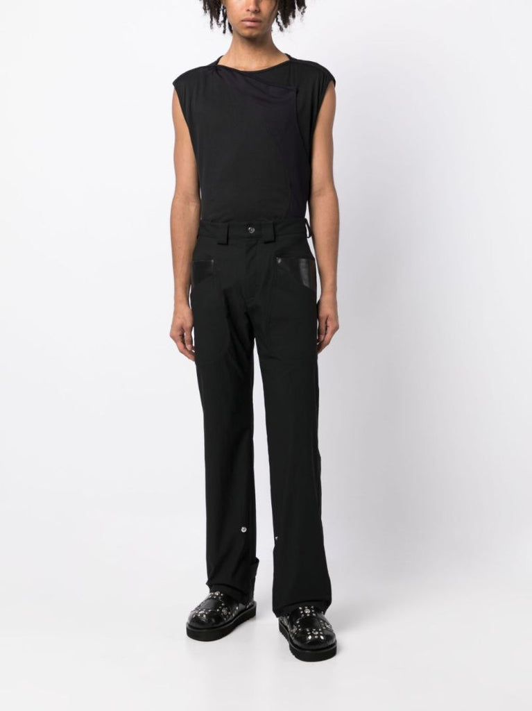 Black Straight-leg Trousers