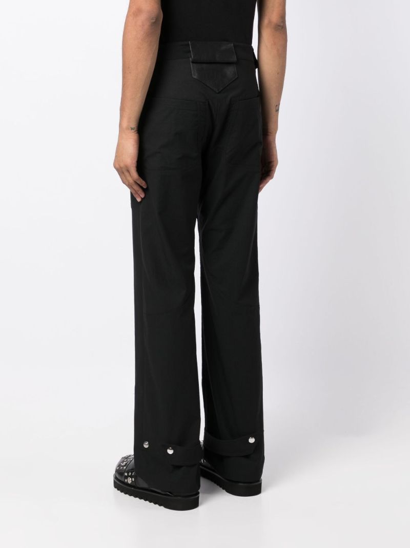Black Straight-leg Trousers