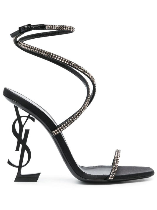 Black Opym 120 Satin Sandals