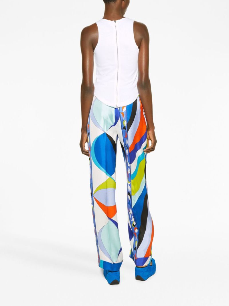 White Logo-appliquÃ_x0083_Â© Cotton Tank Top