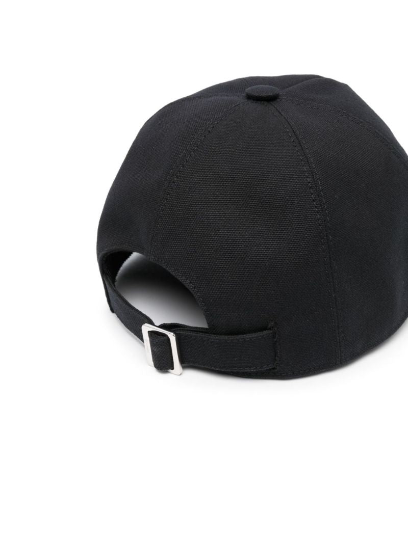 Black Logo Embroidery Baseball Cap