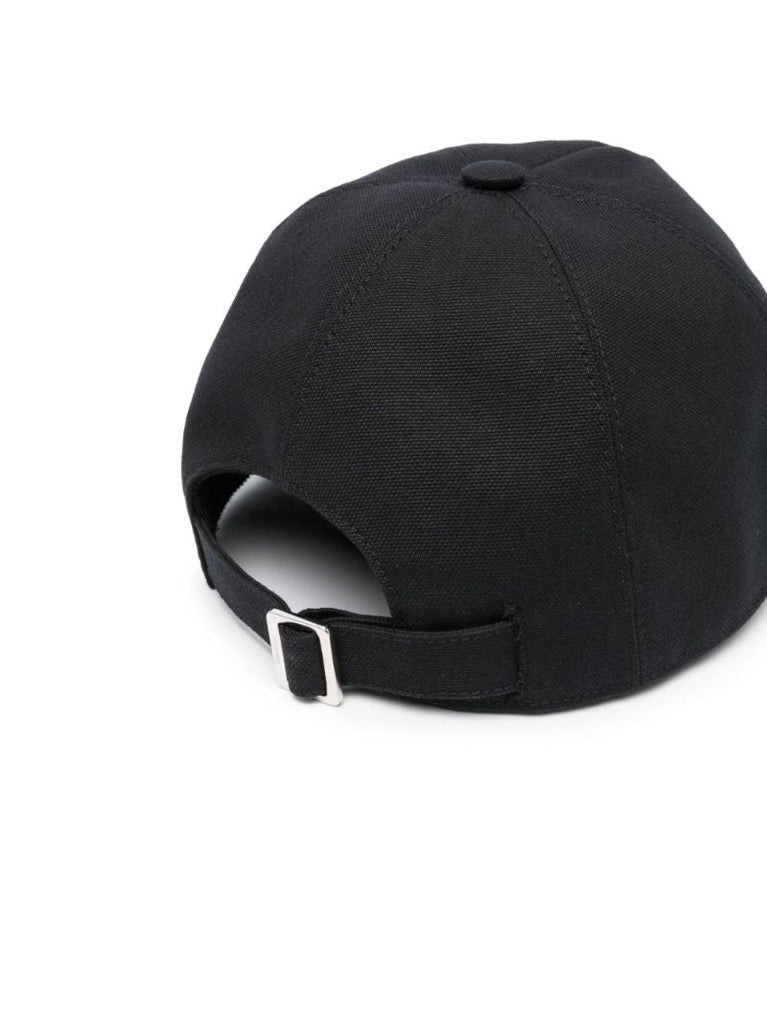 Black Logo Embroidery Baseball Cap