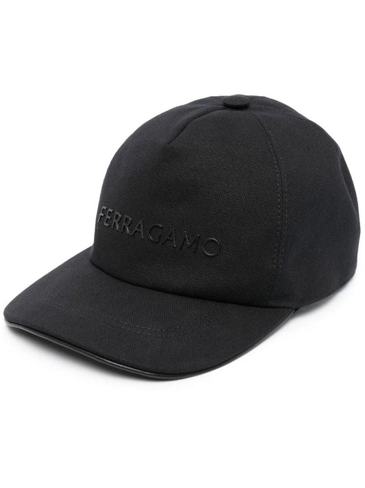Black Logo Embroidery Baseball Cap