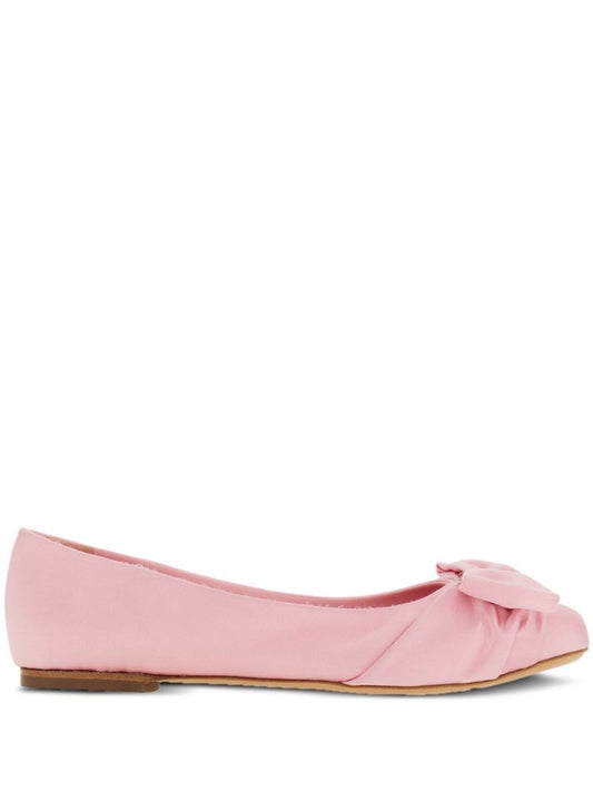 Pink Vara Bow Embellishment Ballerina Shoes