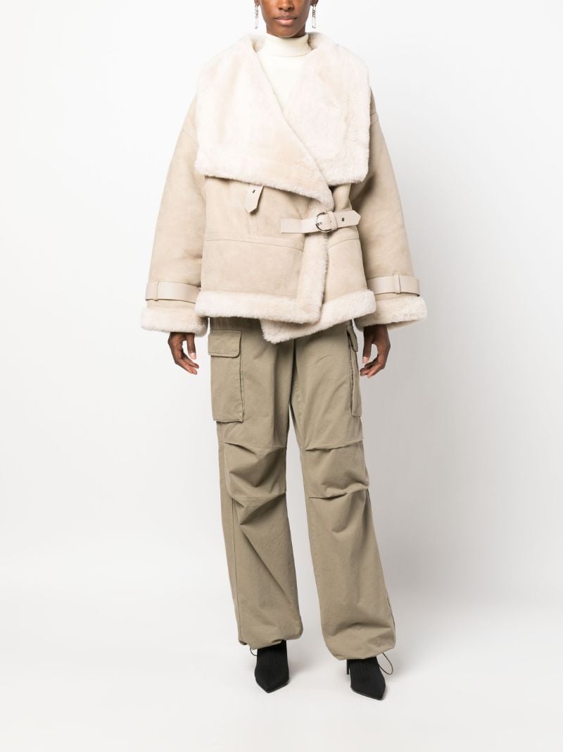 Neutral Darling Shearling Jacket
