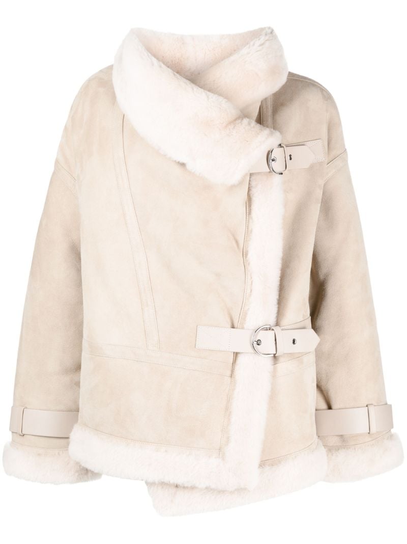 Neutral Darling Shearling Jacket