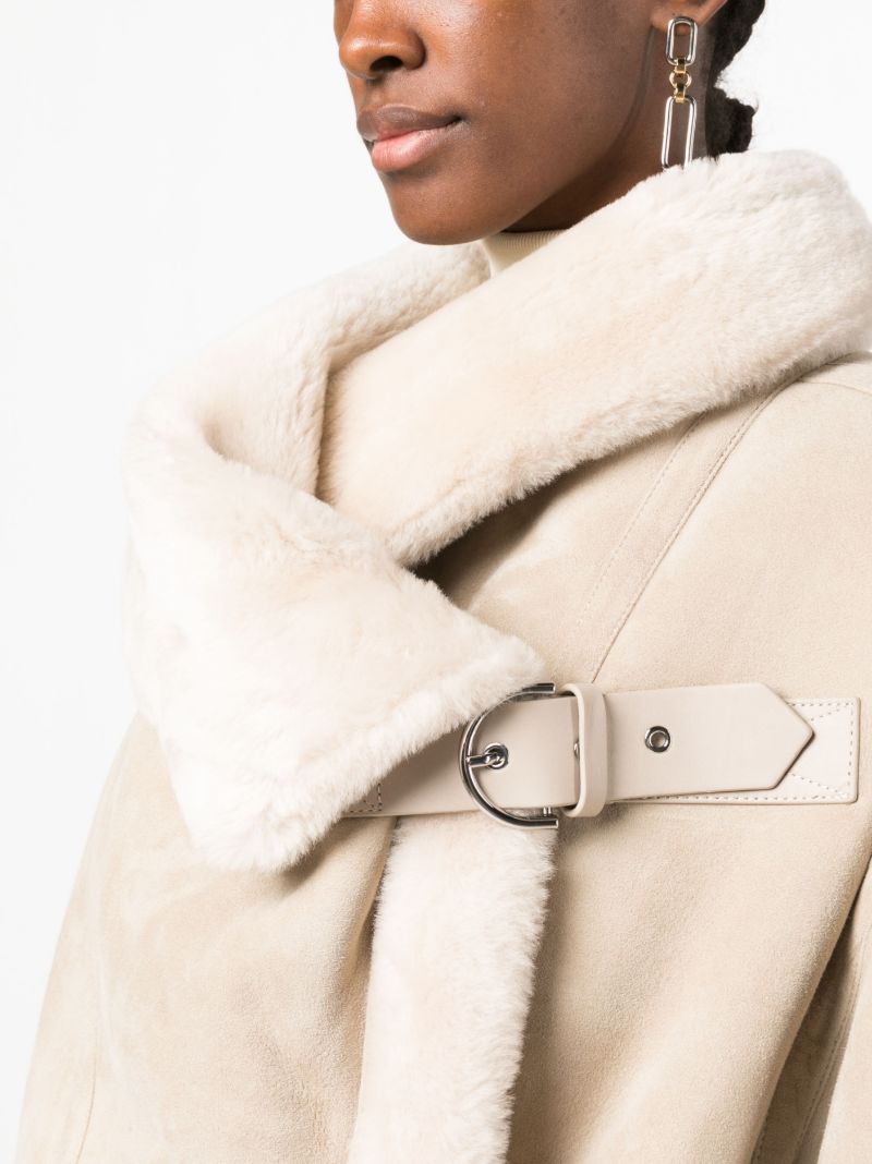 Neutral Darling Shearling Jacket