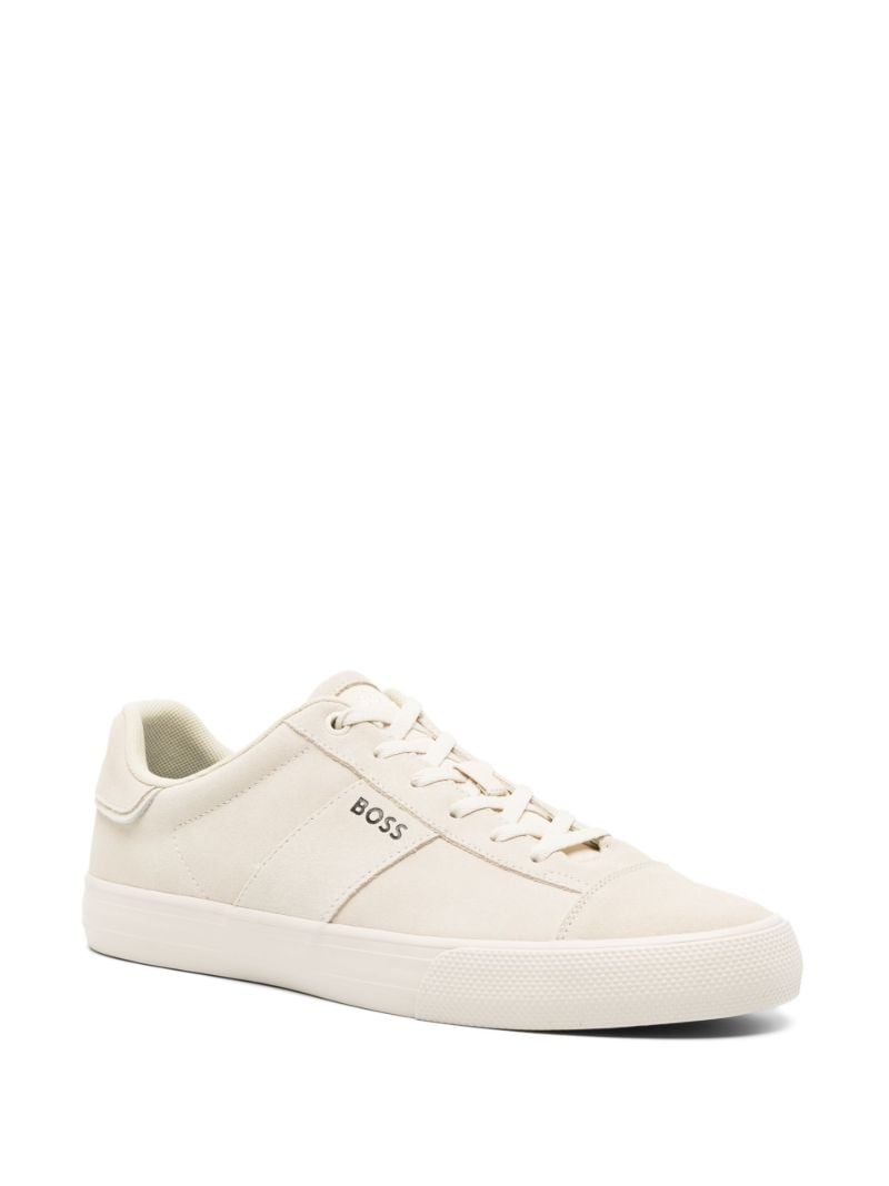 Beige Aiden Suede Sneakers