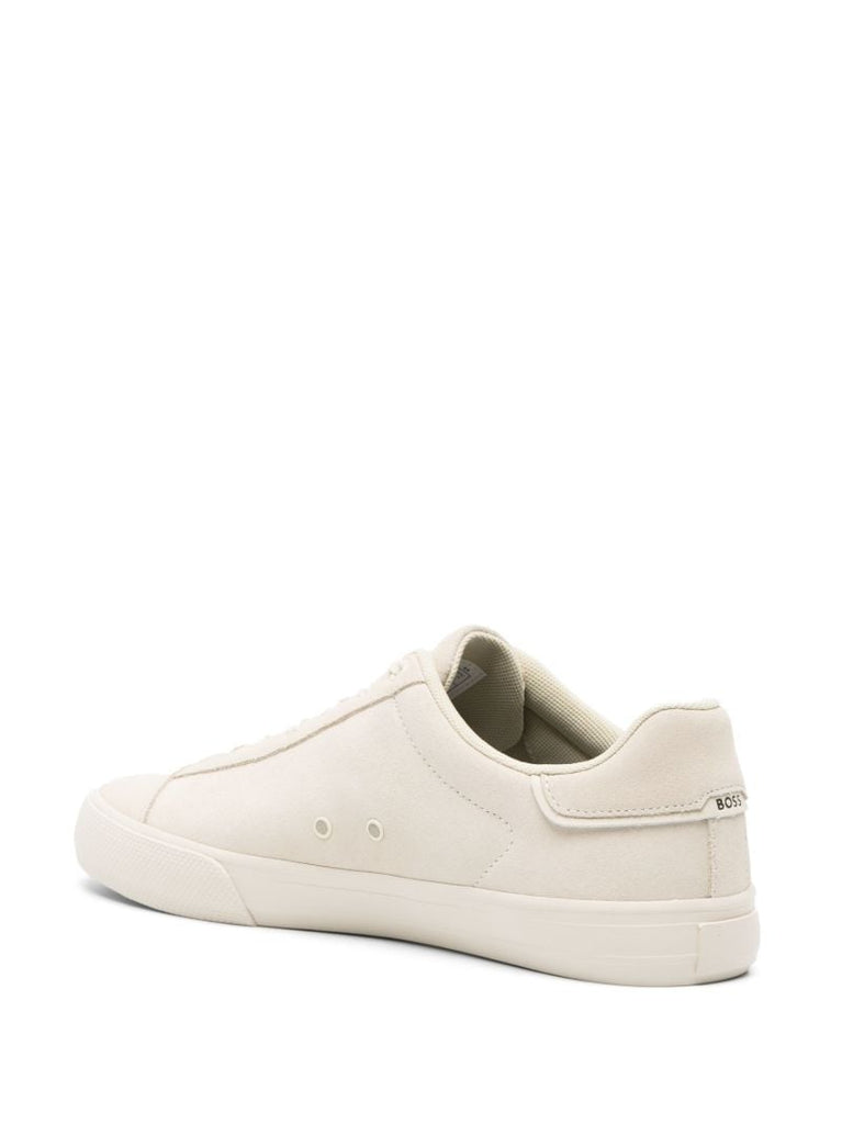 Beige Aiden Suede Sneakers