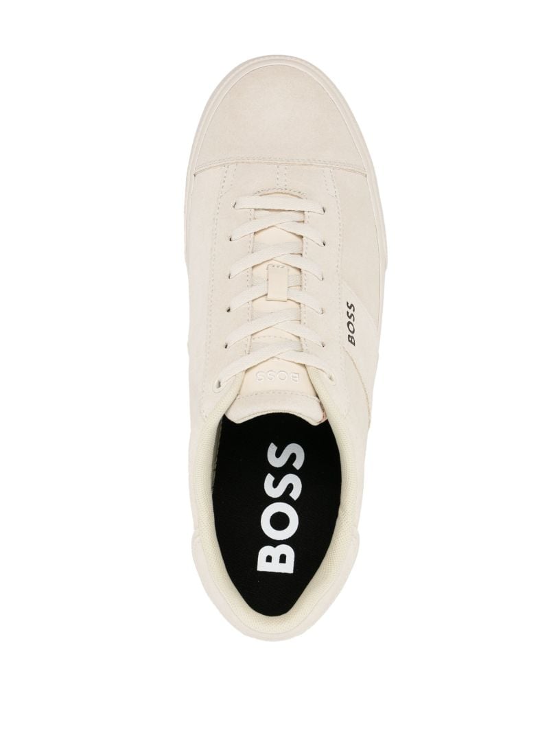 Beige Aiden Suede Sneakers