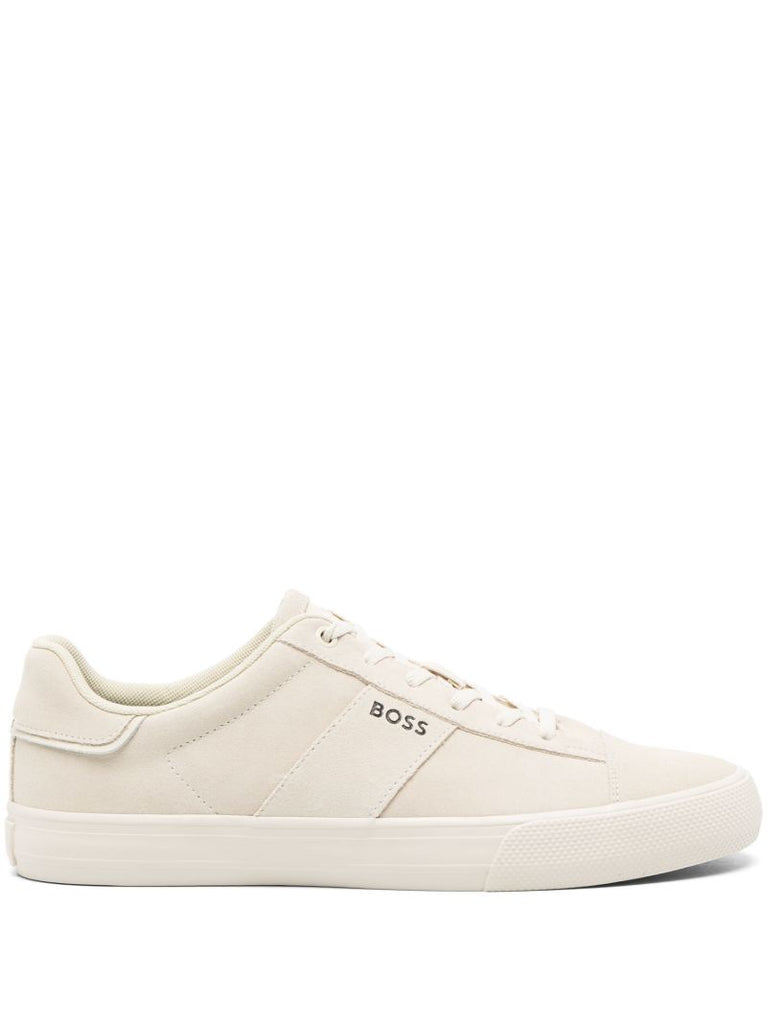 Beige Aiden Suede Sneakers