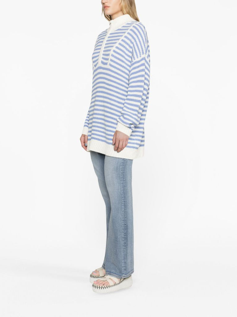 Blue Hampton Striped Sweater