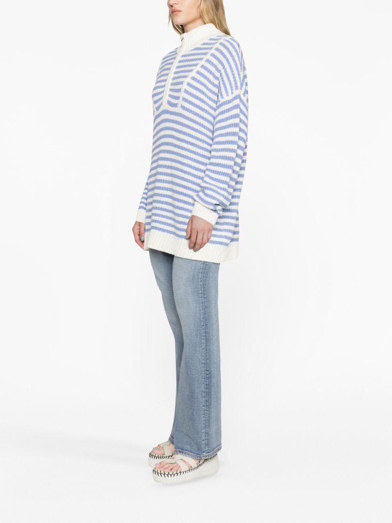 Blue Hampton Striped Sweater