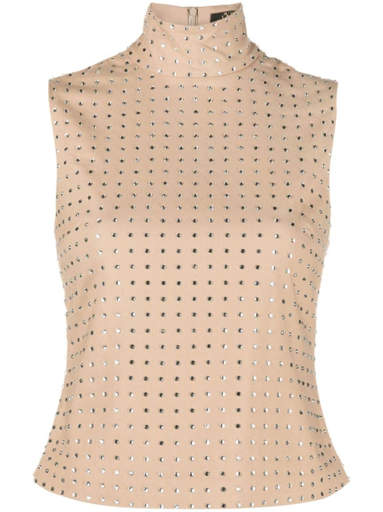 Beige Isidora DiamontÃ_x0083_Â© Tank Top