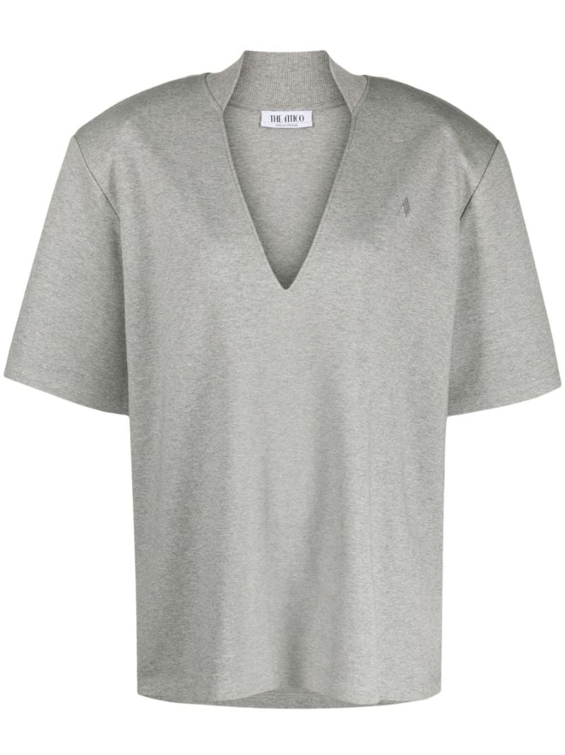 Grey Oversized Cotton T-shirt