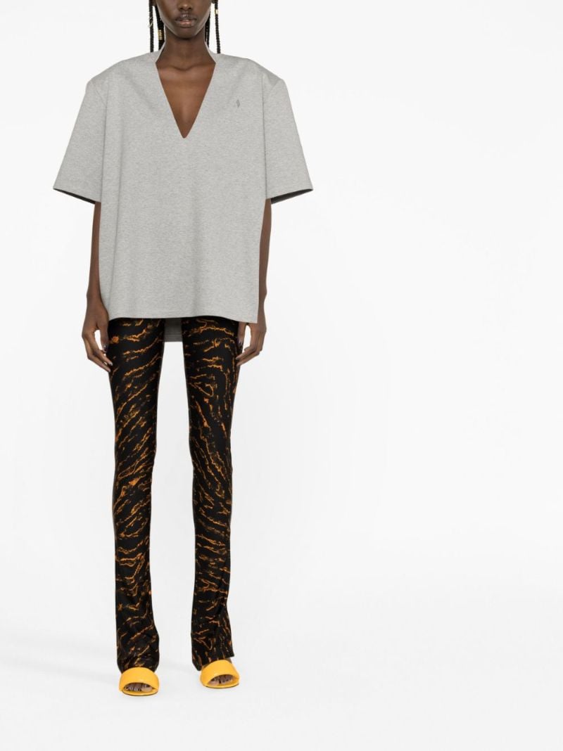 Grey Oversized Cotton T-shirt