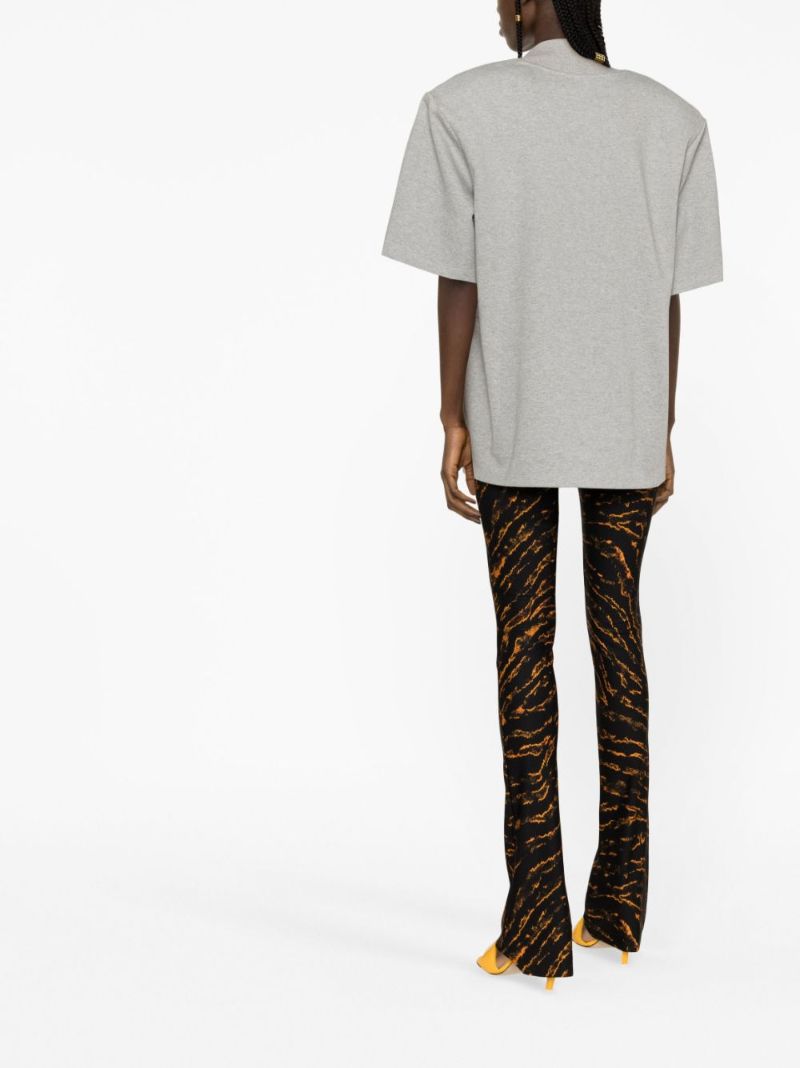 Grey Oversized Cotton T-shirt