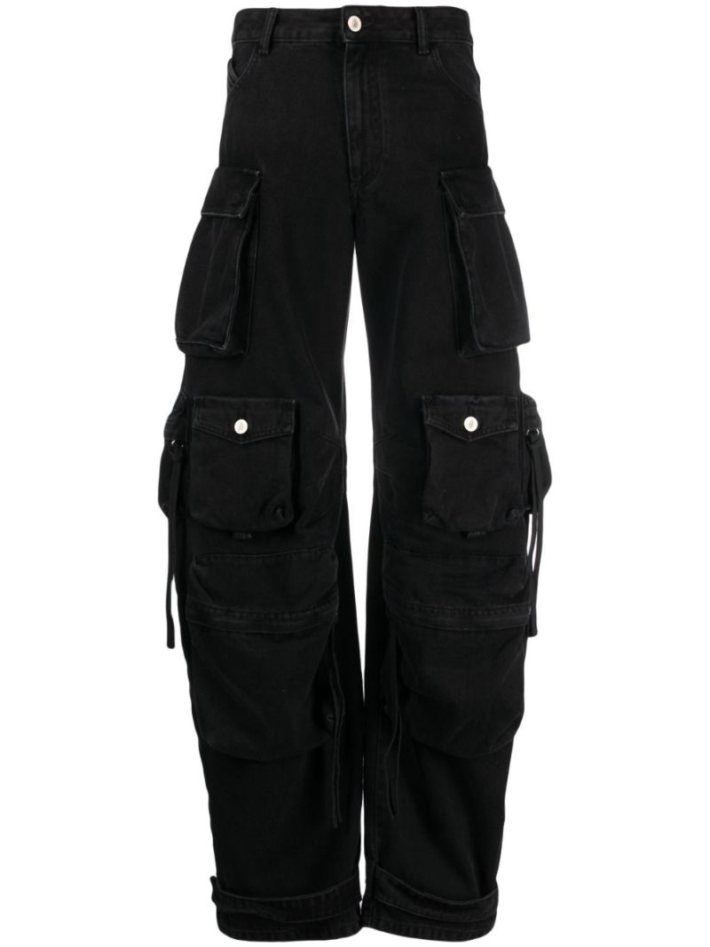 Black Fern Cargo Trousers