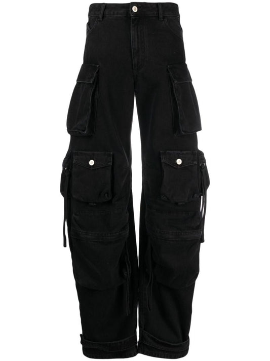 Black Fern Cargo Trousers