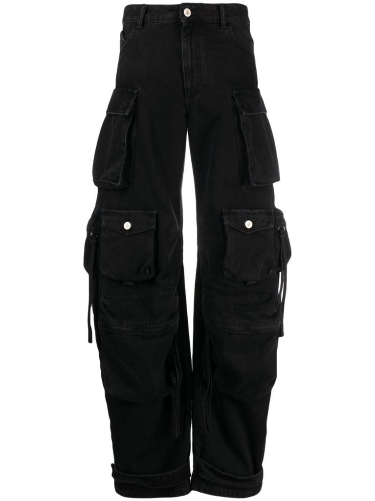 Black Fern Cargo Trousers