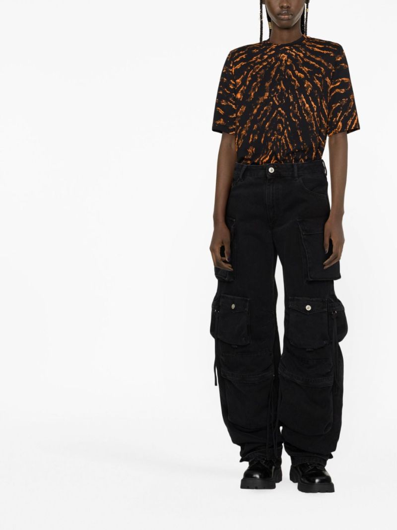 Black Fern Cargo Trousers
