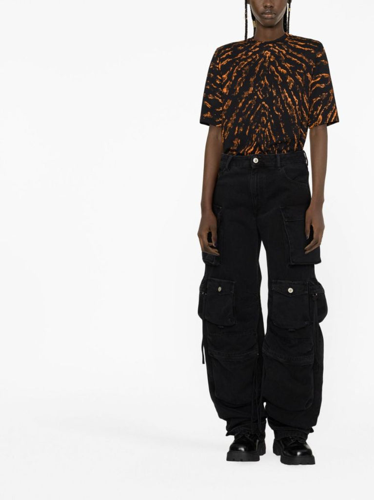 Black Fern Cargo Trousers