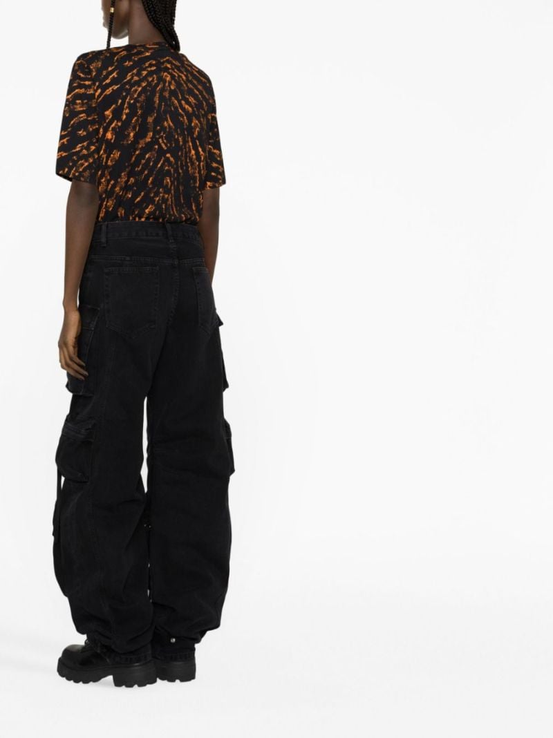 Black Fern Cargo Trousers