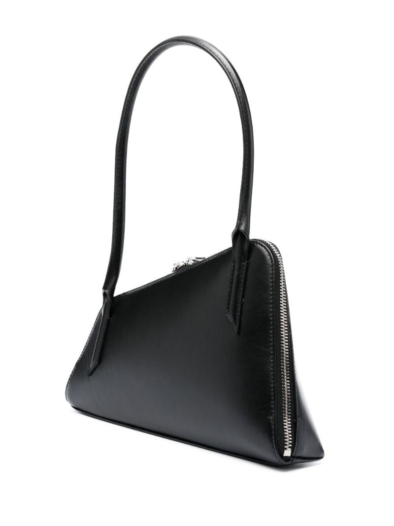Black Sunrise Leather Shoulder Bag