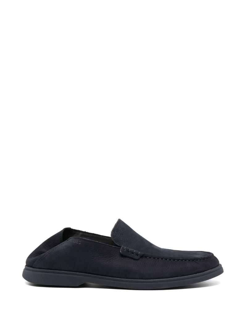 Blue Sienne Suede Loafers