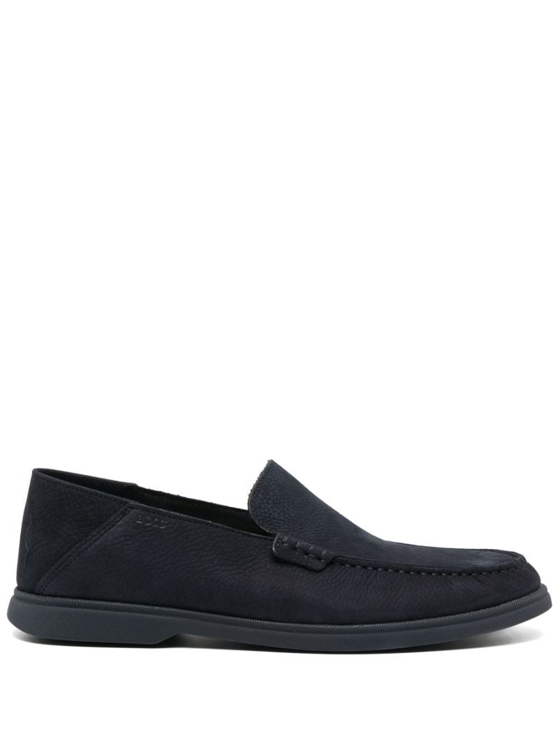 Blue Sienne Suede Loafers