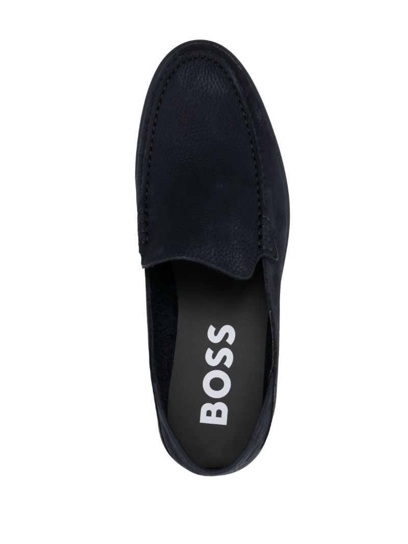Blue Sienne Suede Loafers
