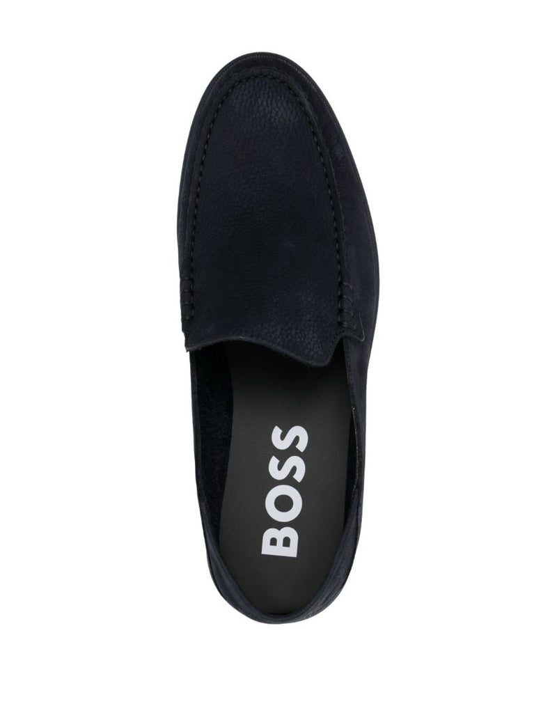 Blue Sienne Suede Loafers