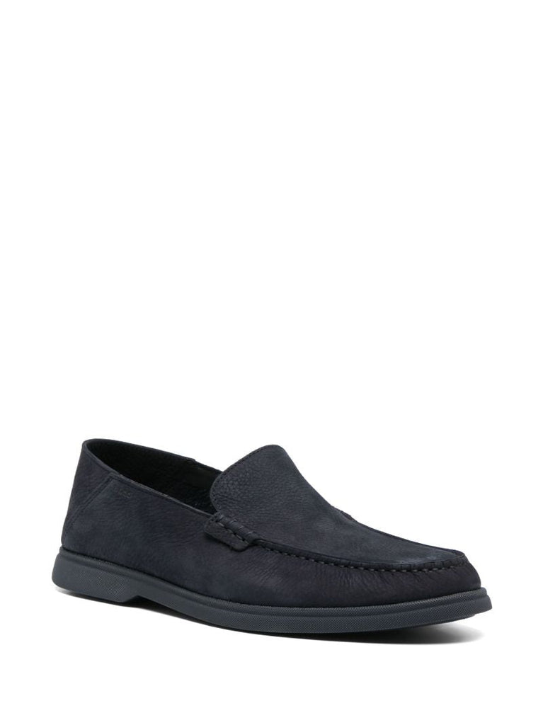 Blue Sienne Suede Loafers