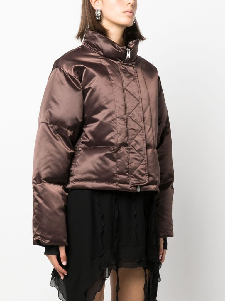 Brown Roux Padded Ski Jacket