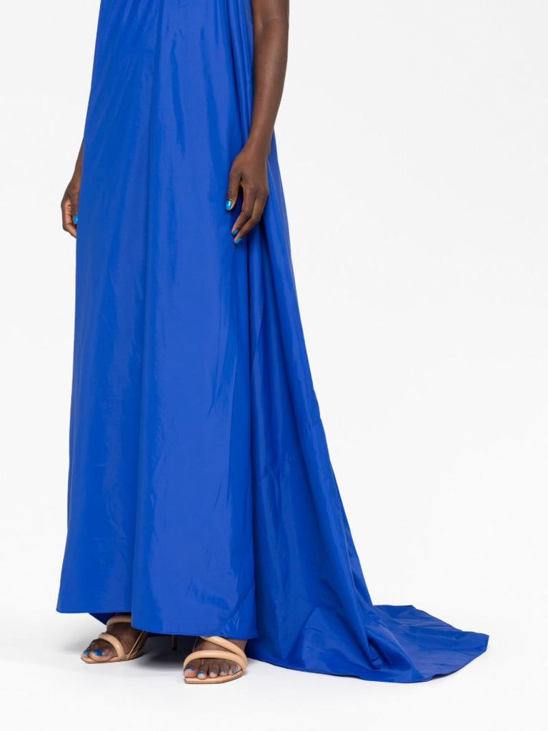 Blue Mason One-shoulder Gown