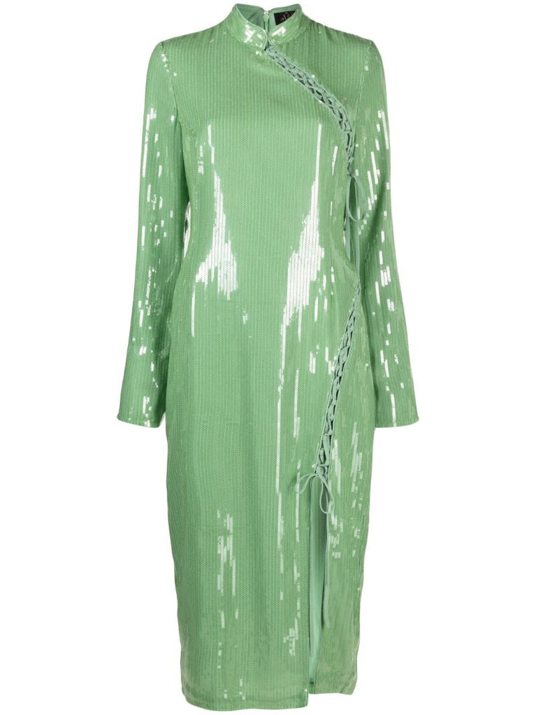 Green Eilif Sequin-embellished Dress