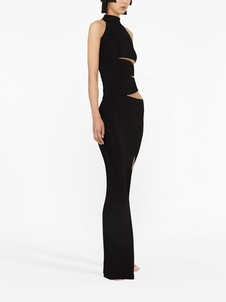 Black Dione Cut-out Dress