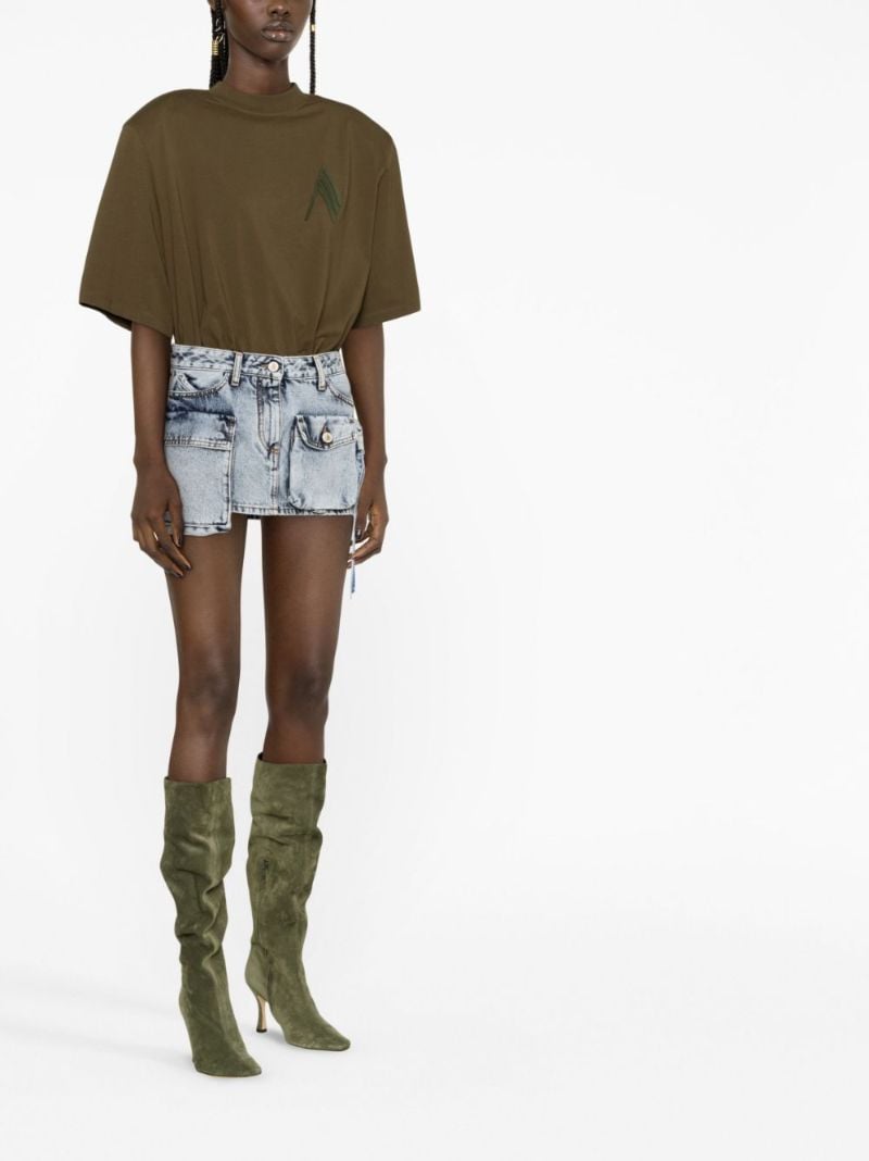 Blue Fay Denim Mini Skirt