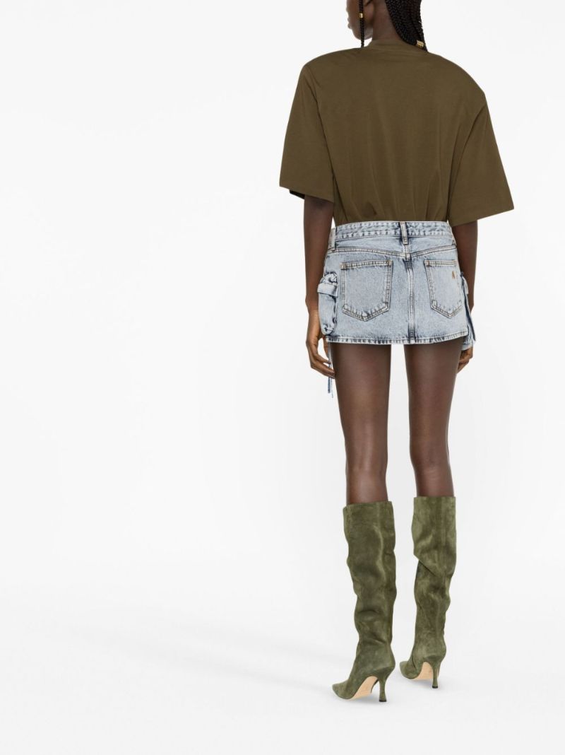 Blue Fay Denim Mini Skirt