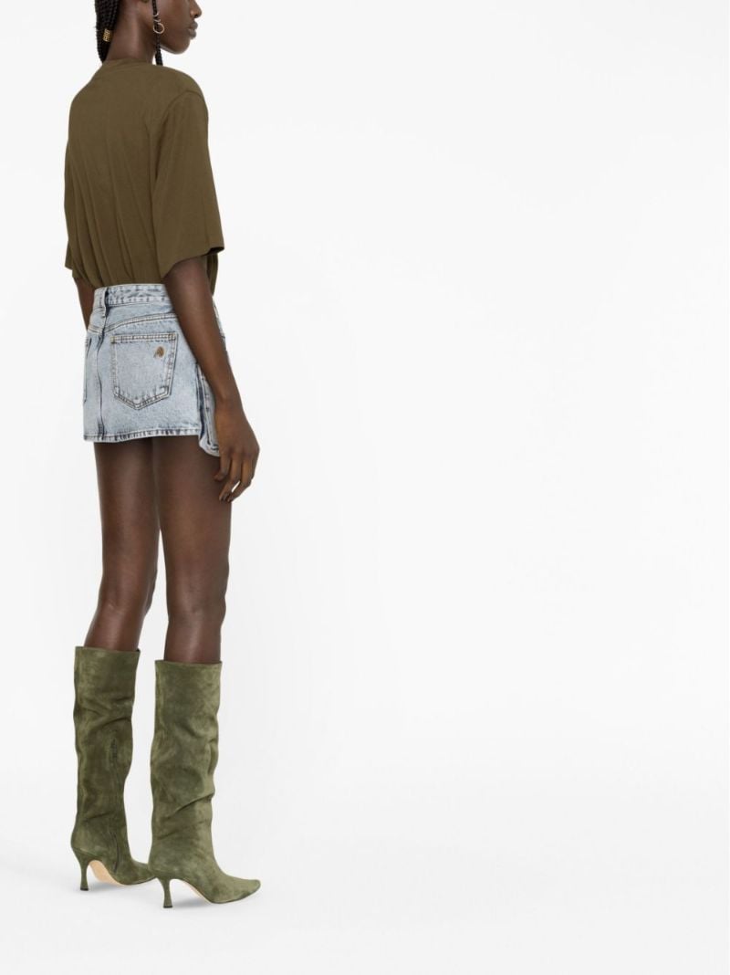 Blue Fay Denim Mini Skirt