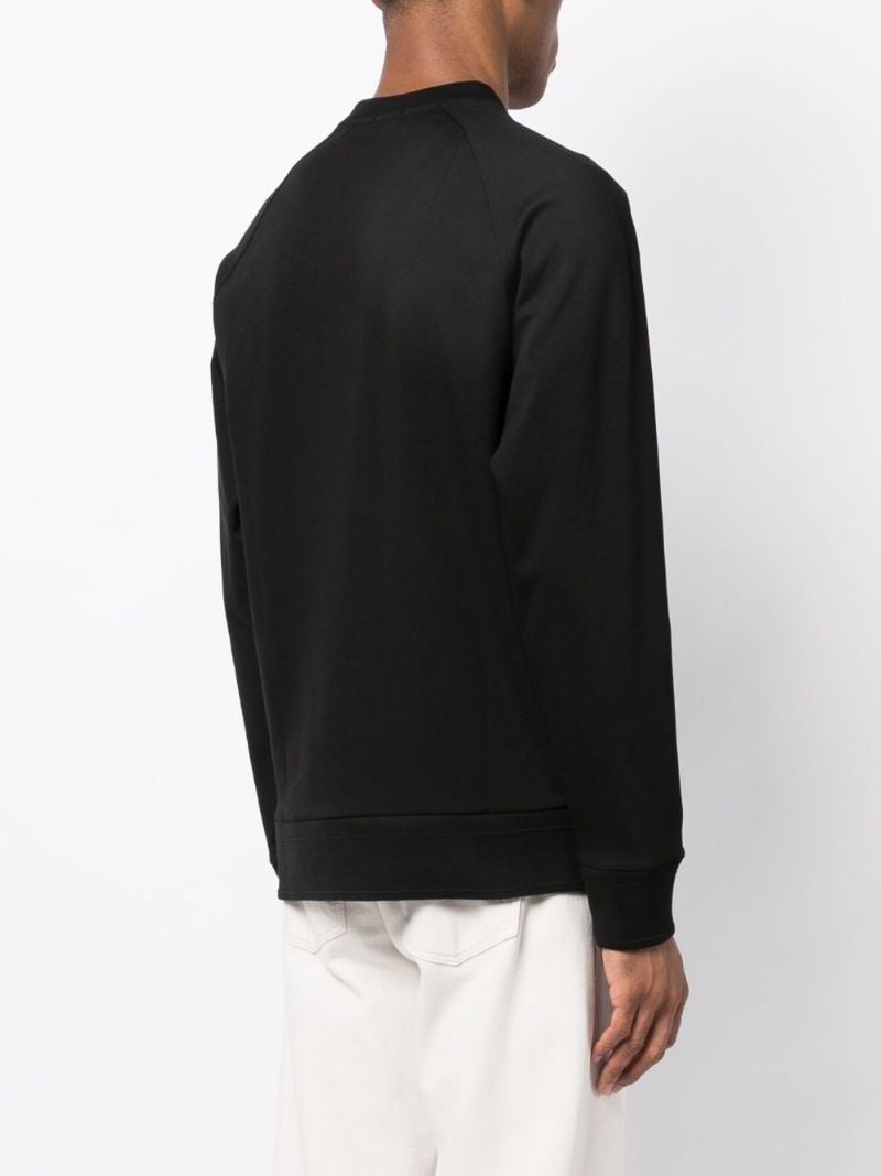 Black Logo-patch Sweatshirt
